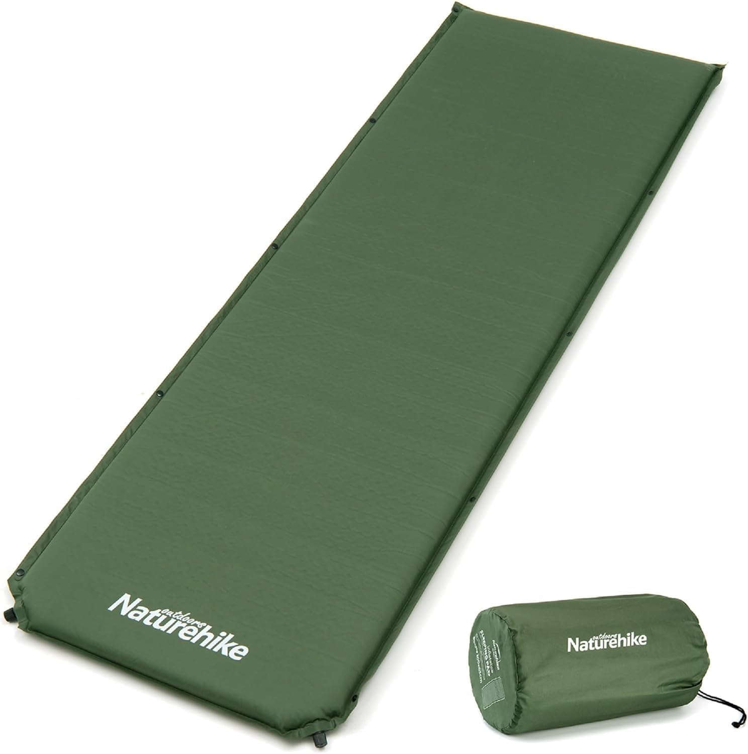 Naturehike Samopompujące się maty do spania, grubość 5 cm, wytrzymały materac kempingowy, możliwość połączenia z kilkoma lekkimi karimatami do namiotów, hamaków, wędrówek, na kemping rodzinny |
