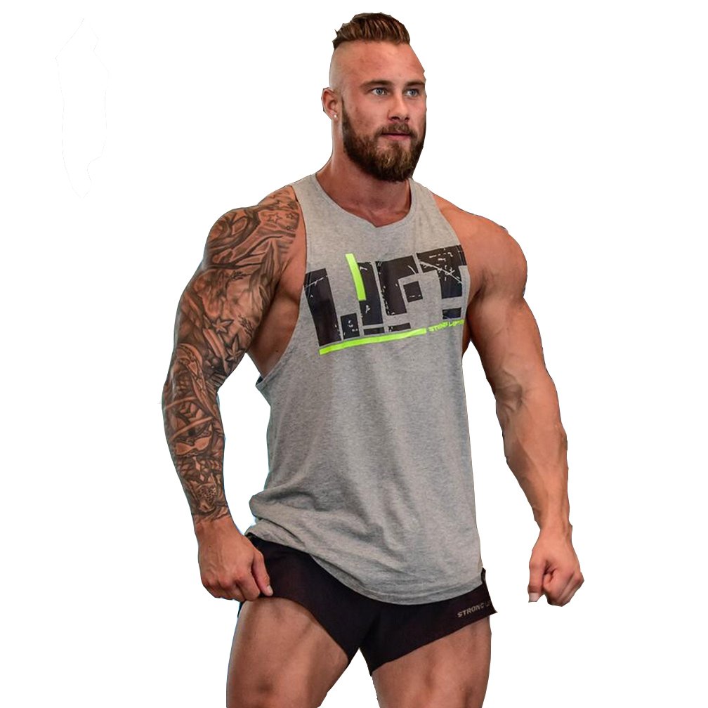 Befox Men's Vest Fitness Muscle Gym Bodybuilding Lift Stringer Tank Top M-XXL
