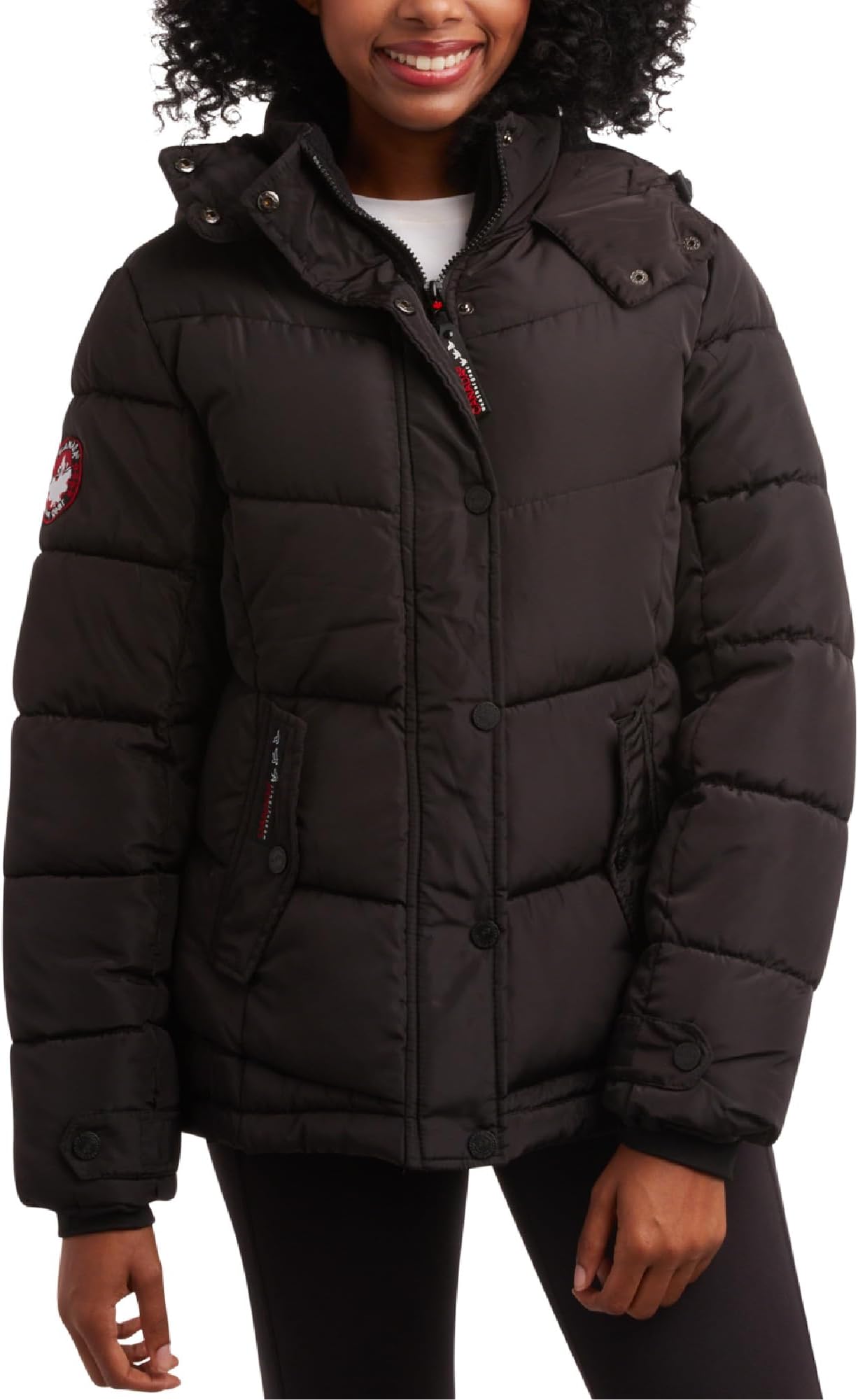 CANADA WEATHER GEARWomen's Winter Coat - Quilted Heavyweight Puffer Parka Coat – Plus Sized Jacket for Women (S-3X)