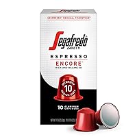 Vista 1 de Cápsulas de Espresso Segafredo Zanetti – Cápsulas de aluminio para máquinas originales Nespresso – Espresso de tostado medio-oscuro premium con un