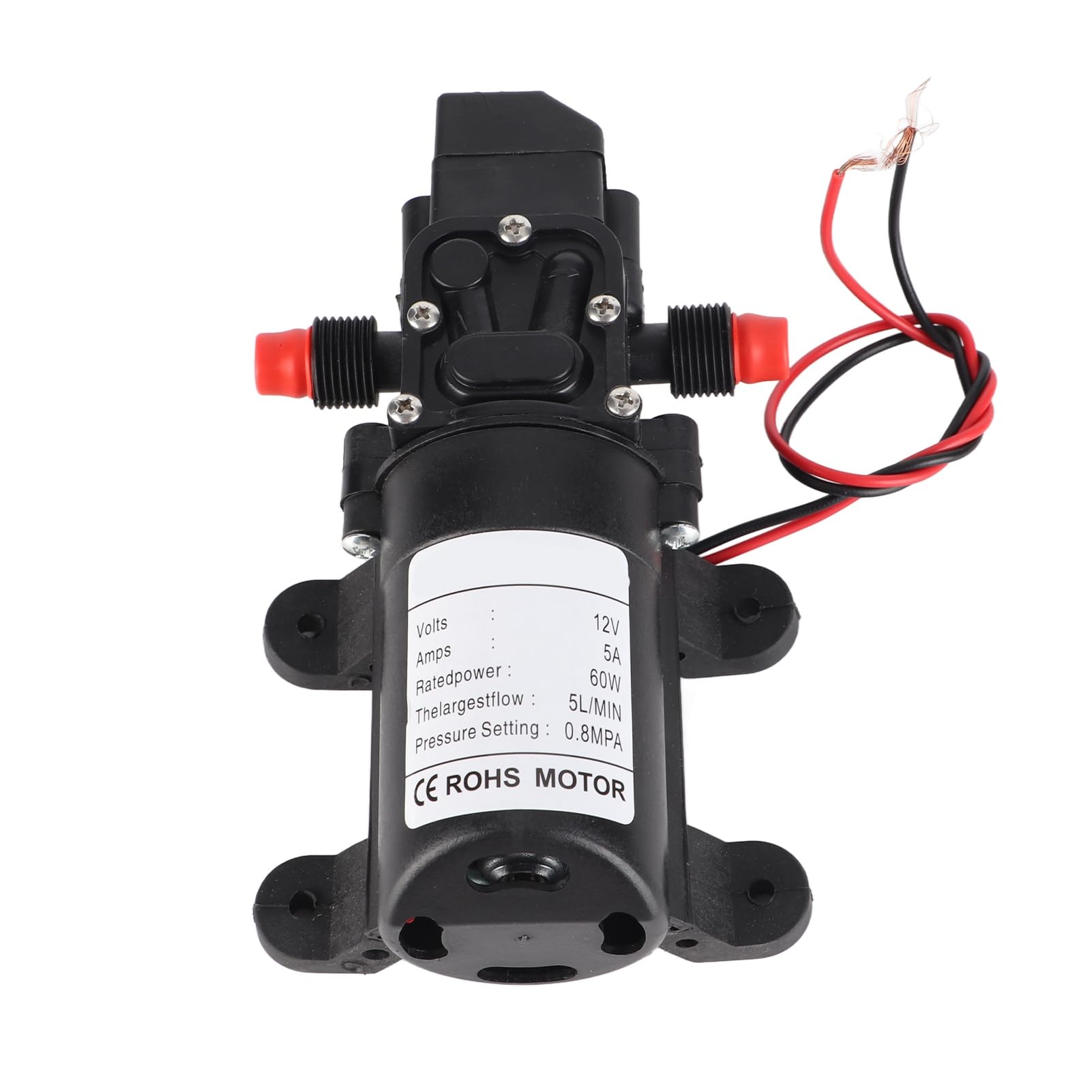 Pompe auto-amorçante, pompe de transfert de pompe à diaphragme Pompe à eau haute pression pour extérieur pour douche d'arrosage de jardin