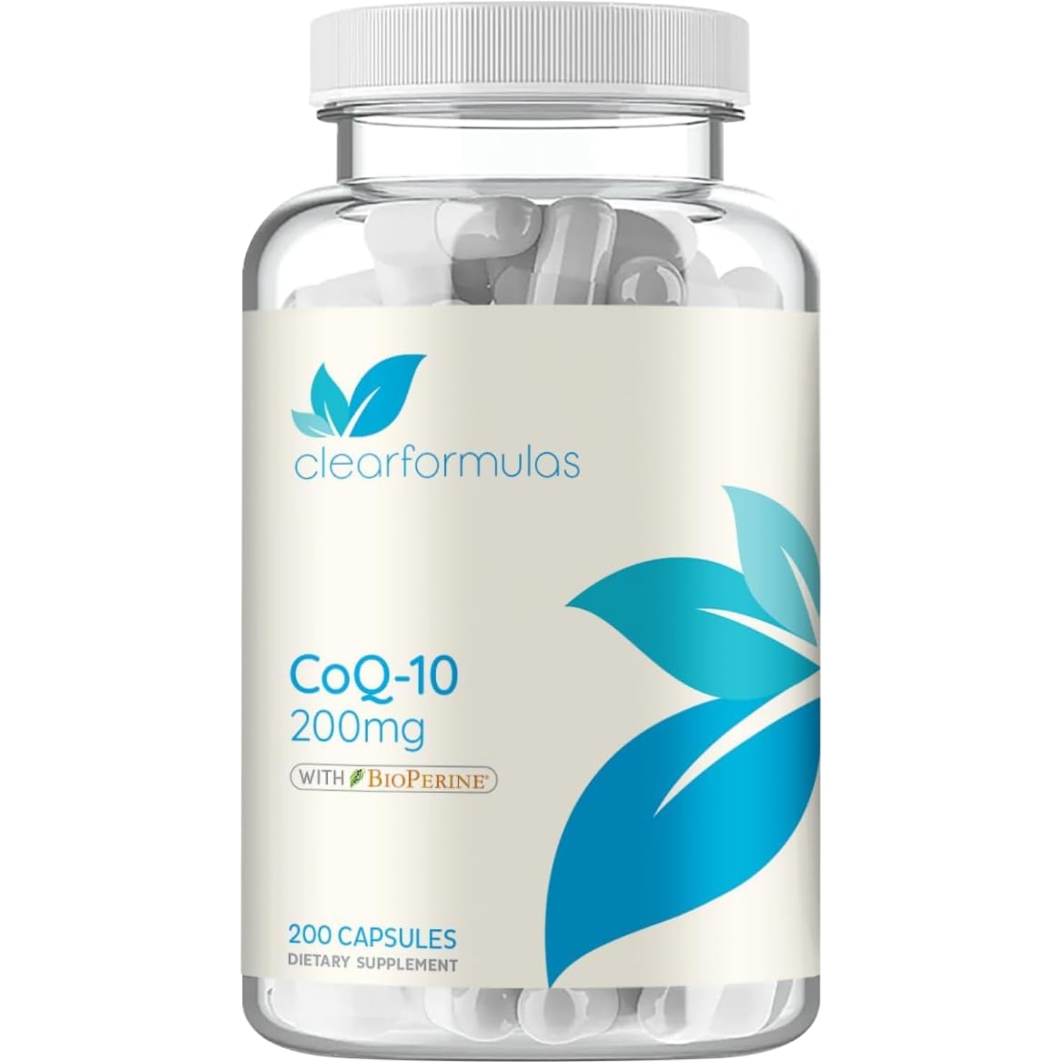 CoQ10 90g com BioPerine - Antioxidante Potente para Coração, Energia e Suporte ao Envelhecimento - Cápsulas de Ubiquinona de Alta Estabilidade - Fabricado em cGMP