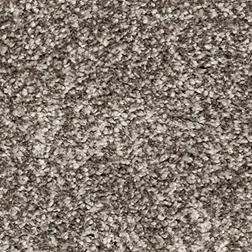 Image of Solid Fluffy Rugs and Carpet for Hall and Drawing Room 5x5 Round M-1