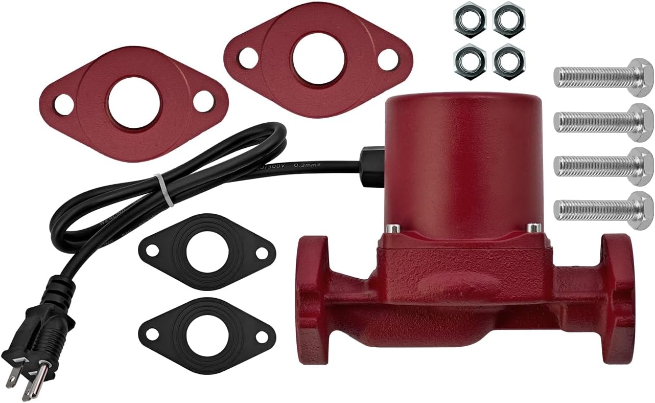 NRF-25 Circulator Pump Replacement for Bell & Gossett NRF-25 Red Fox Water Pump, 3 Speed,115V, 125W