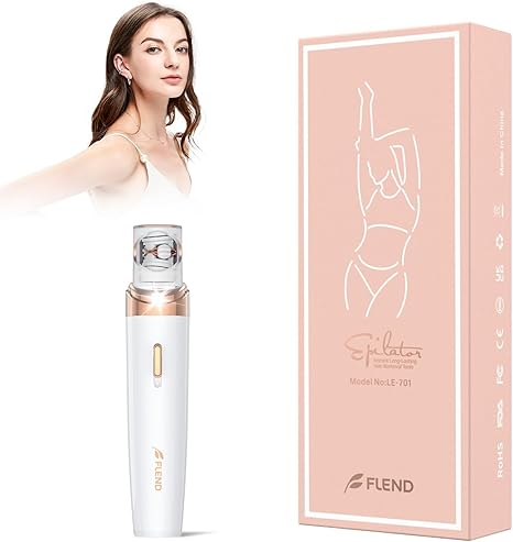 Epilator, 2 in 1Epilator for Women Rechargeable, Womens Electric Shaver with LED Light, Hair Removal, Hair Removal for Women Legs/Face/Bikini/Arms, Smooth Epilator Trimmer Travel Kit Set, Simple to use