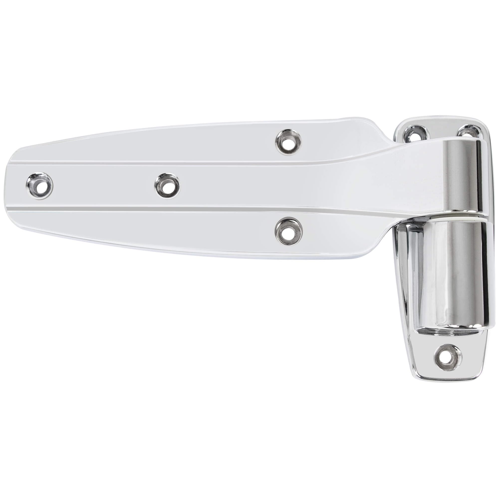 Kason 1245-187-54 Reversible Cam-Rise Hinge Chrome Finish for Freezer/Cooler/Refrigerator, 1245-644-54 (Flush)