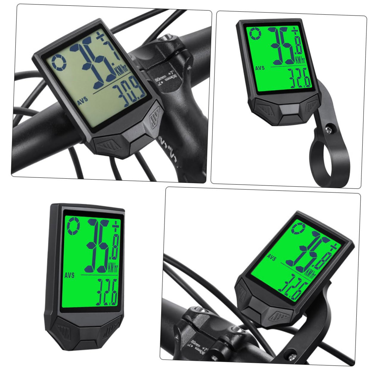 Cuentakilómetros para Bicicleta Inalámbrico Pantalla LCD