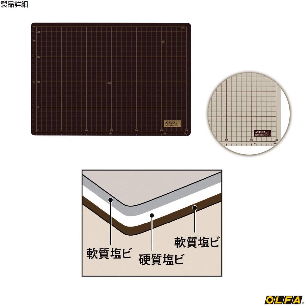 Olfa OLFA Cutter Mat A4 225x320x2mm 134B