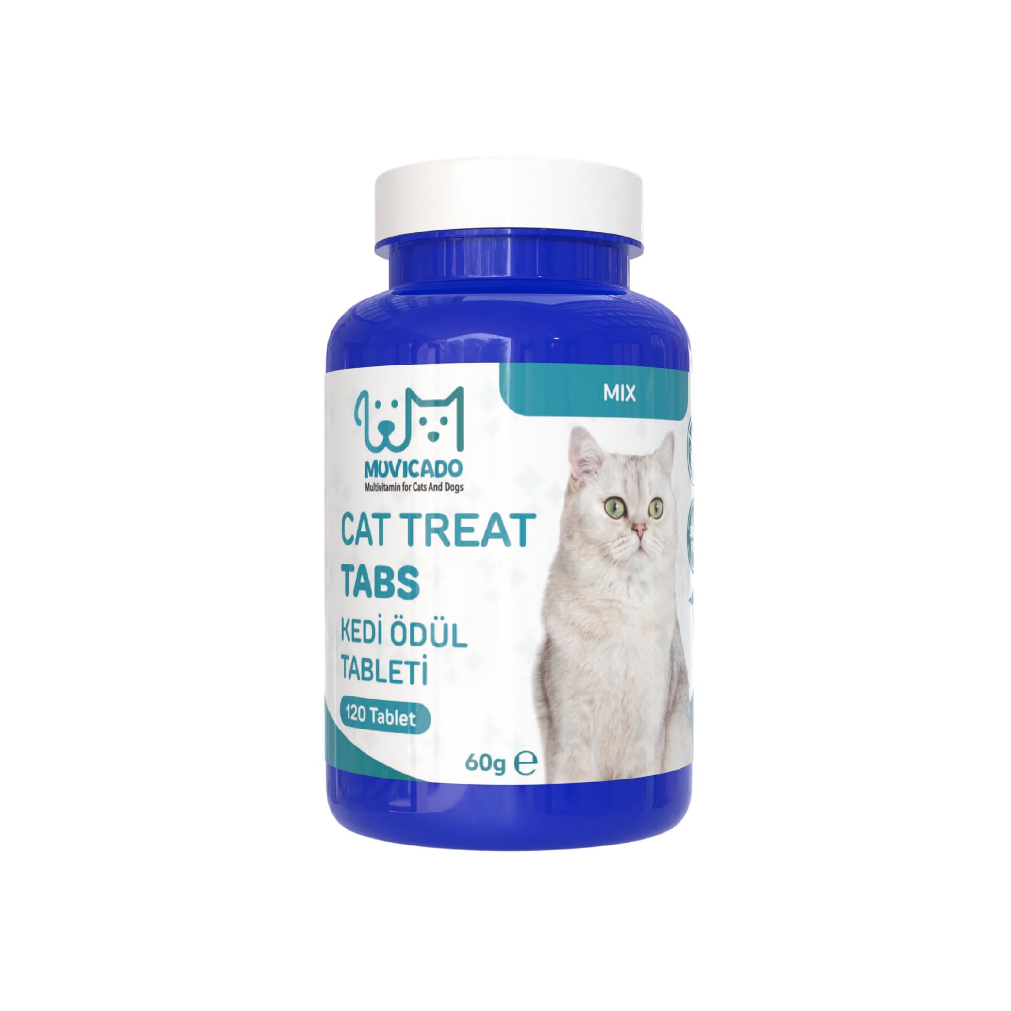 Kedi Ödül Tableti Mix Kedi Ödülü Deri Tüy Bağışıklık Multivitamin Tablet Kedi Biyotin Tüy Bakım Seti