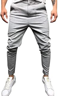 MINIKIMI Business Hosen Herren Anzughose Jogginghose Slim Fit Freizeithose ReißVerschluss Jogging Pants Elegant Sweathose ...