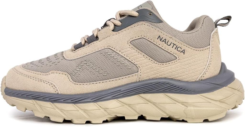 Nautica Kids Boys & Girls Lace-Up Sneakers – Athletic Shoes for Running & Walking with Cushioned Insole and Comfortable Fit for Big and Little Kids