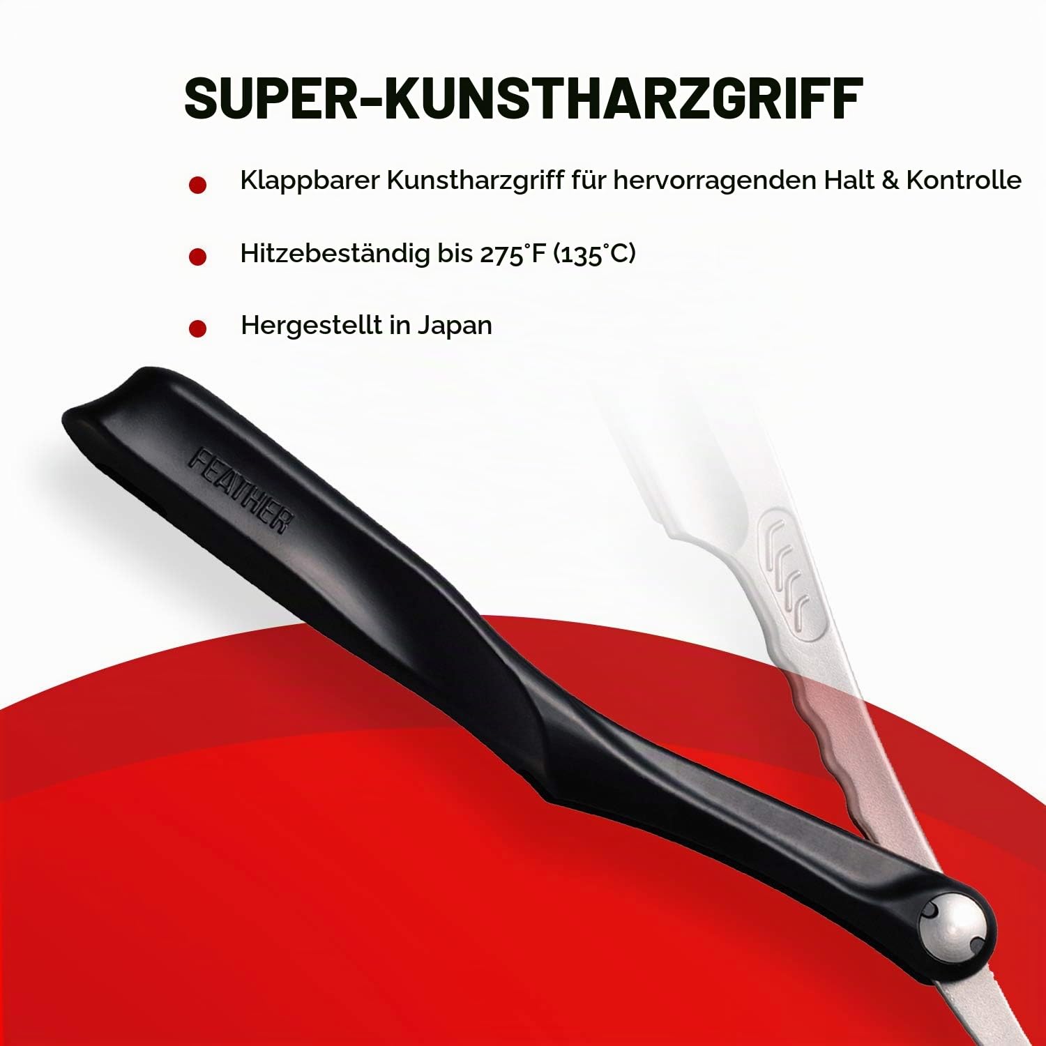 Feather Artist Club-SS Rasierer Schwarz (acs-rb)