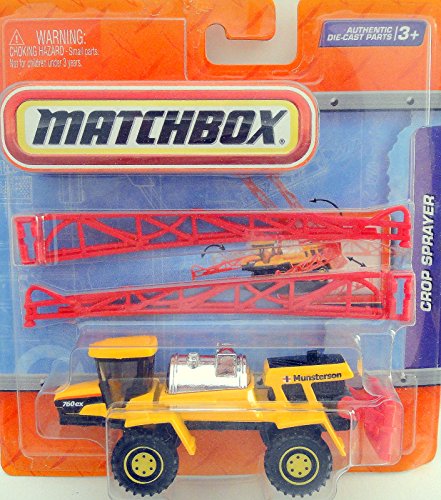 Preisvergleich Produktbild 2010-2011 Matchbox 4 Real Working Rigs Die-Cast CROP SPRAYER (Yellow Munsterson 760ex) by Matchbox