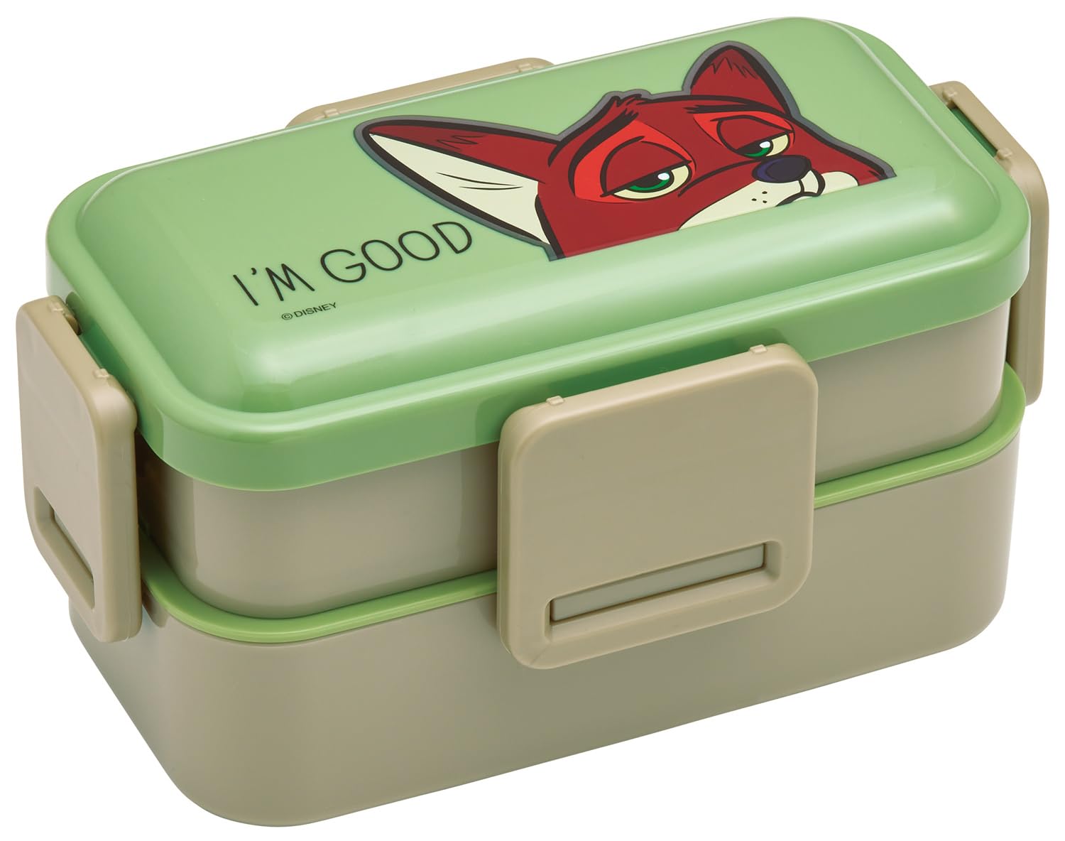 Skater PFLW4AG-A 2-Tier Lunch Box, 20.3 fl oz (600 ml), Women's, Made in Japan, Fluffy Dome Lid, Lunch Box, Dishwasher Safe, Microwave Safe, Disney Zootopia Nick : Home & Kitchen