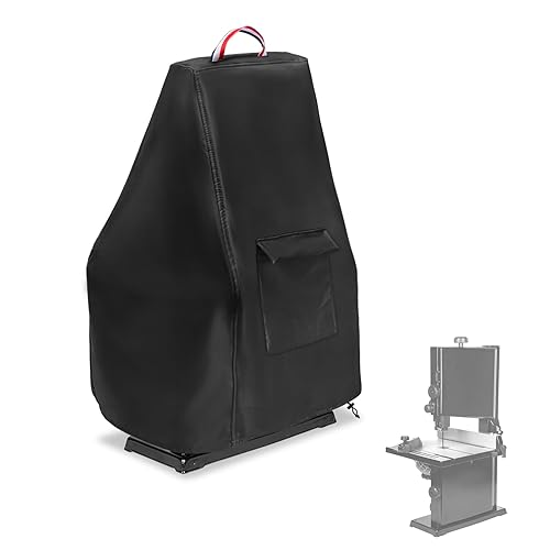9-Inch Benchtop Bandsaw Cover, Heavy Duty Dustproof Metal Cutting Band
