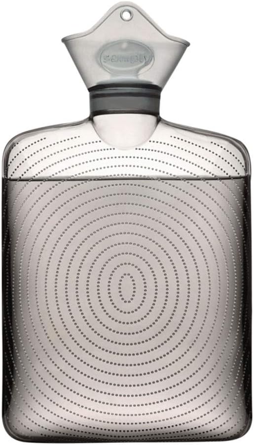 Hot Water Bag,Hot Water Bottles Hot Water Bag Large Size Transparent Watehot Water Bottle Great for Pain Relief Hot and Cold Water-Filled Hot Water Bottle Hot Water Bag(Gold)