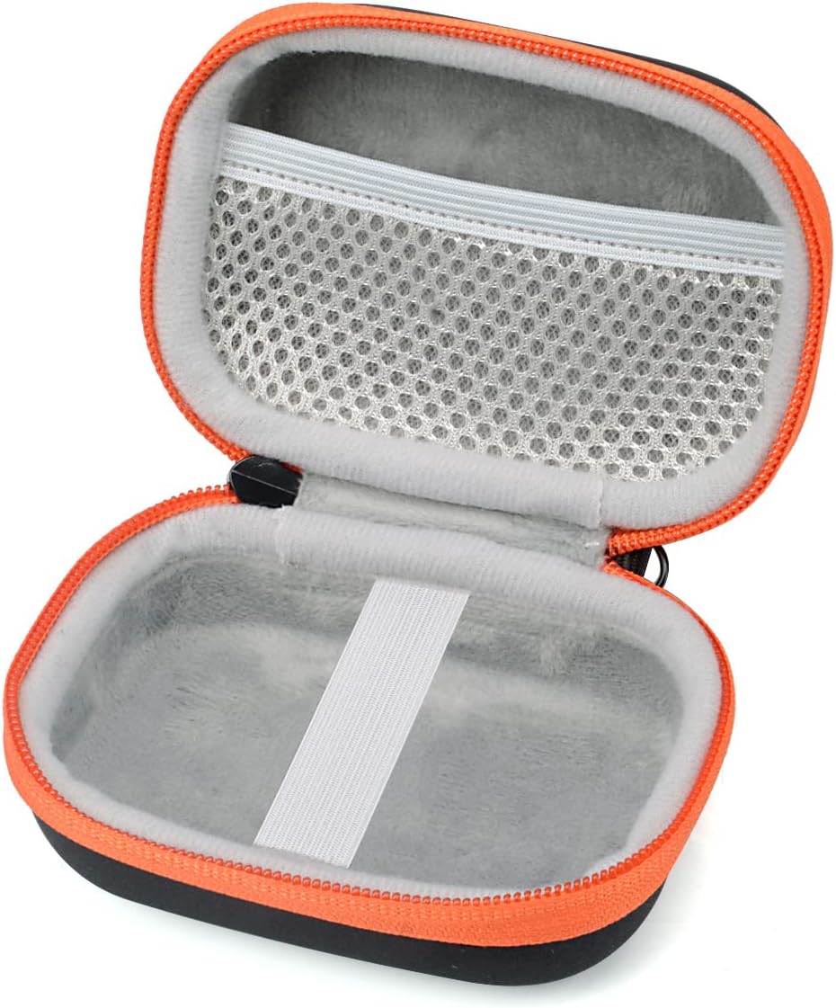 casesack case for spot gen4 3 satellite gps messenger all in one protection case for gps and accessories with featured contrasted orange zip to matc
