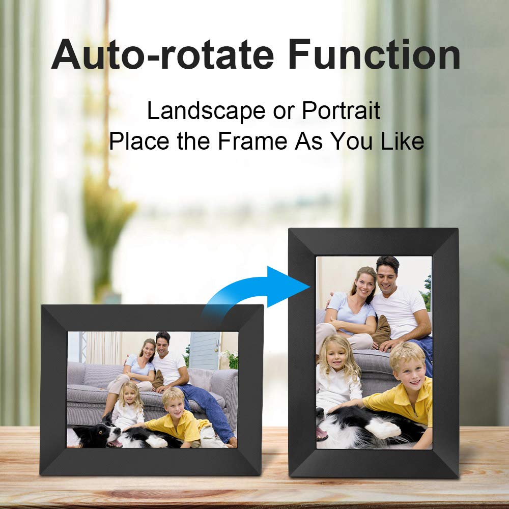 Buy BIHIWOIA WiFi Digital Picture Frame 8 Inch Digital Pihoto Frame