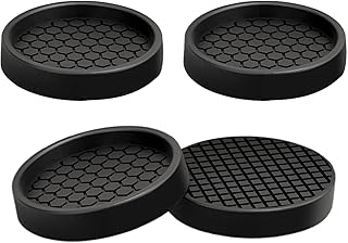 滑り止め家具パッド - 4 個の家具グリッパー |シリコン滑り止めキャスターカップ、粘着ゴム足、床プロテクター、ソファストッパー、ベッド、椅子、テーブル用堅木張りの床スライダー