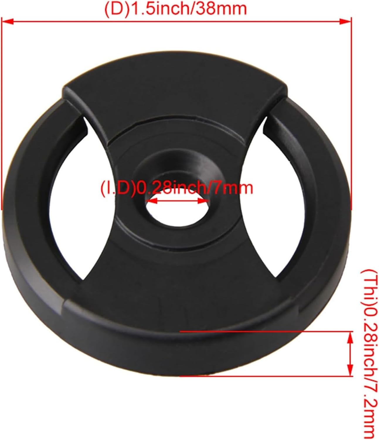 45 Adapter for Turntables Record, Record Player Record Adapter for 7 Inch Record Player Dome Turntable Phonograph Vintage, 38mm image 2