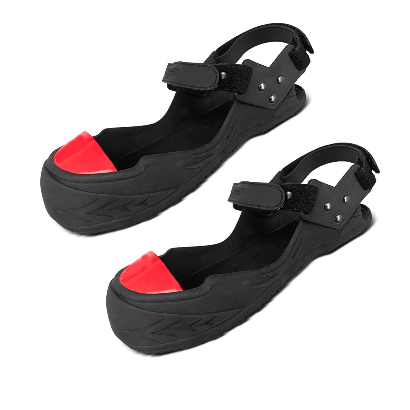 Protection d'orteil de chaussure en caoutchouc anti-collision pour entrepôts industriels et travailleurs d'usine travail des métaux facile à porter