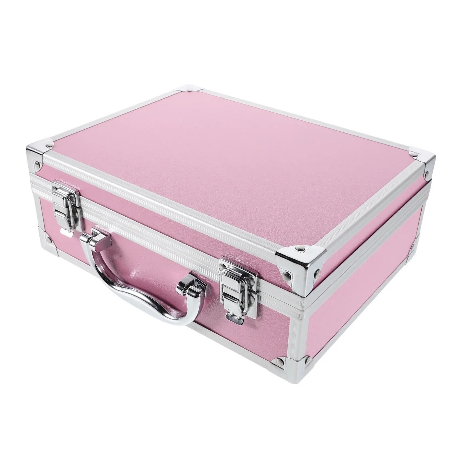 Cassetta Portautensili In Metallo Spacious Aluminum Alloy Tool Box | Portable Heavy Duty Case For Makeup Tools Supplies Travel Storage And Professional