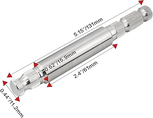 Miniatura 3 de Eje de palanca de cambios interior de acero compatible con Harley Touring Road King Electra Glide Street Glide 1984-2016 (reemplazo-33709-82A)