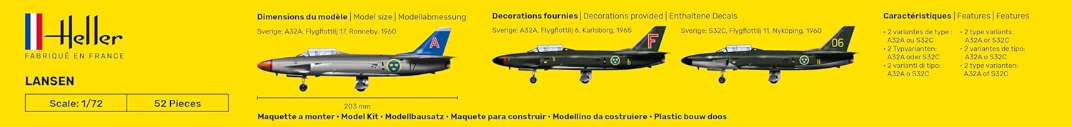 Heller HEL80330 Model Kit, Various