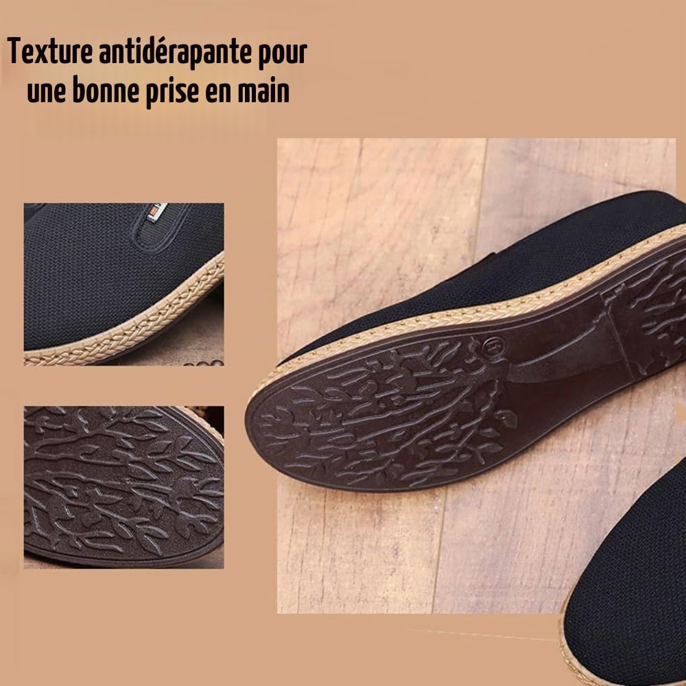 Espadrilles Homme Chaussures Mode Canvas Mocassin Homme