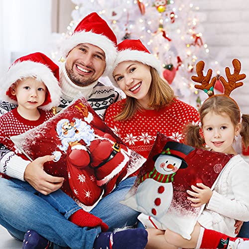 6pcschristmaspillowcoverscushioncoversdecorationholidaydecorthrowpillowcaseforsofacouchchristmasofficebedroomdecorations18x18infunnystyle  Urban Country Home Decor 6 pcs christmas pillow covers cushion covers decoration holiday decor throw pillow case for sofa couch christmas office bedroom decorations18 x 18 infunny style  urban country home decor