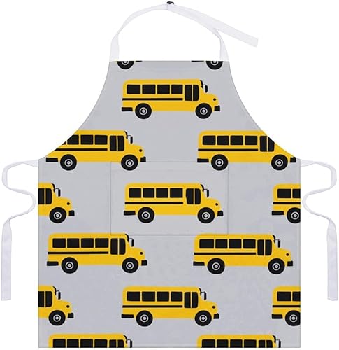 Miniatura 7 de Divertido babero de cocina para mujer, resistente al aceite con bolsillo, delantal para hornear manualidades