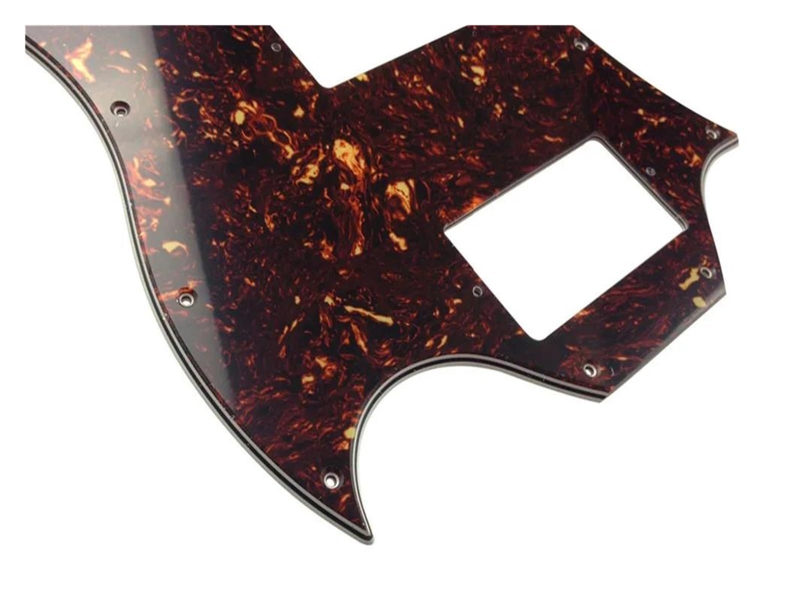 maskownica do gitary Części do gitary - do gitary SG Full Face Pickguard Scratch Plate z przetwornikami PAF Humbucker 4-warstwowy brązowy żółw