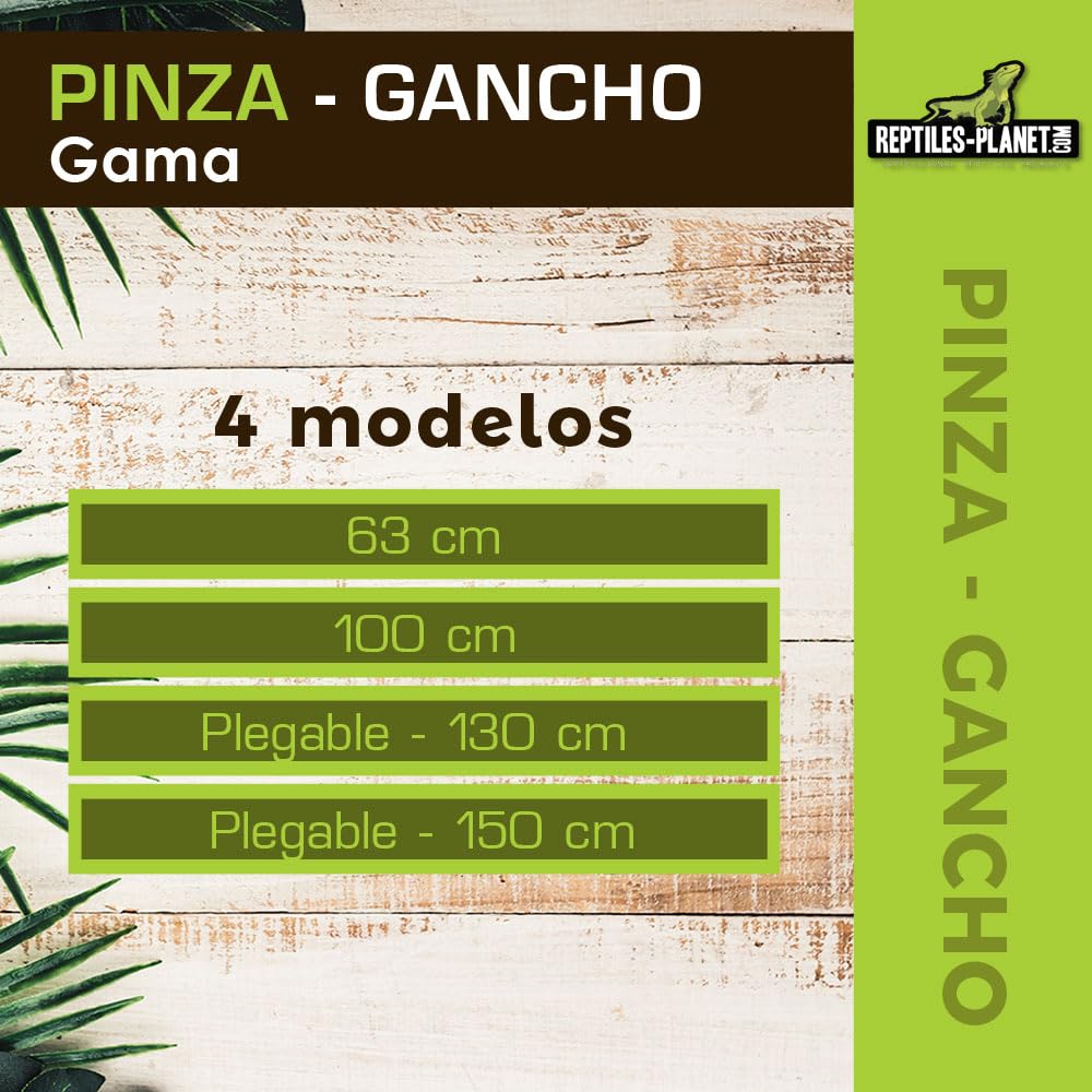 Reptiles Planet – Pinza de Gancho Protect para Reptiles – 63 cm