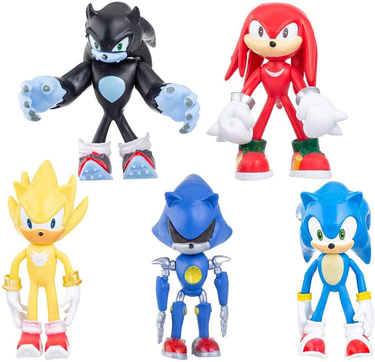 2021 New 11 Pack Sonic The Hedgehog Action Figures Sonic Action