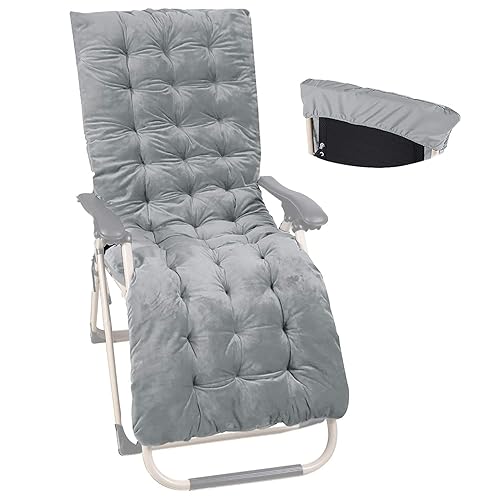 21" Wider Chaise Lounge Chair Cushion for Patio Furniture, Thicker