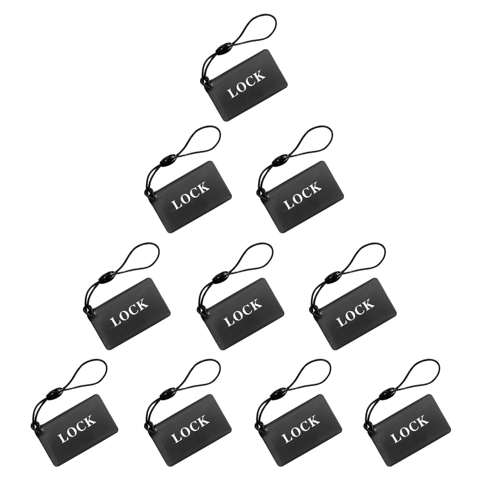 10-Piece IC Cards - RFID Key Fobs for Smart Locks, 13.56MHz, Compatible with Tuya and TTLock Smart Systems