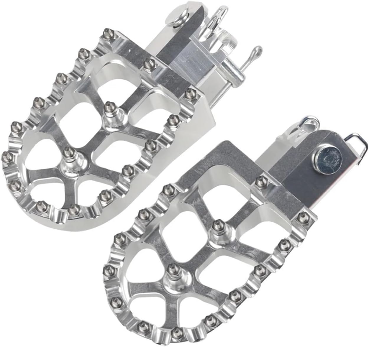 Motorcycle pedal XR50 CRF50 CRF110 CRF XR 50 70 110 M2R DHZ SSR KAYO Pit Bike Motorcycle Universal Footpegs Footrests Rests(Black)