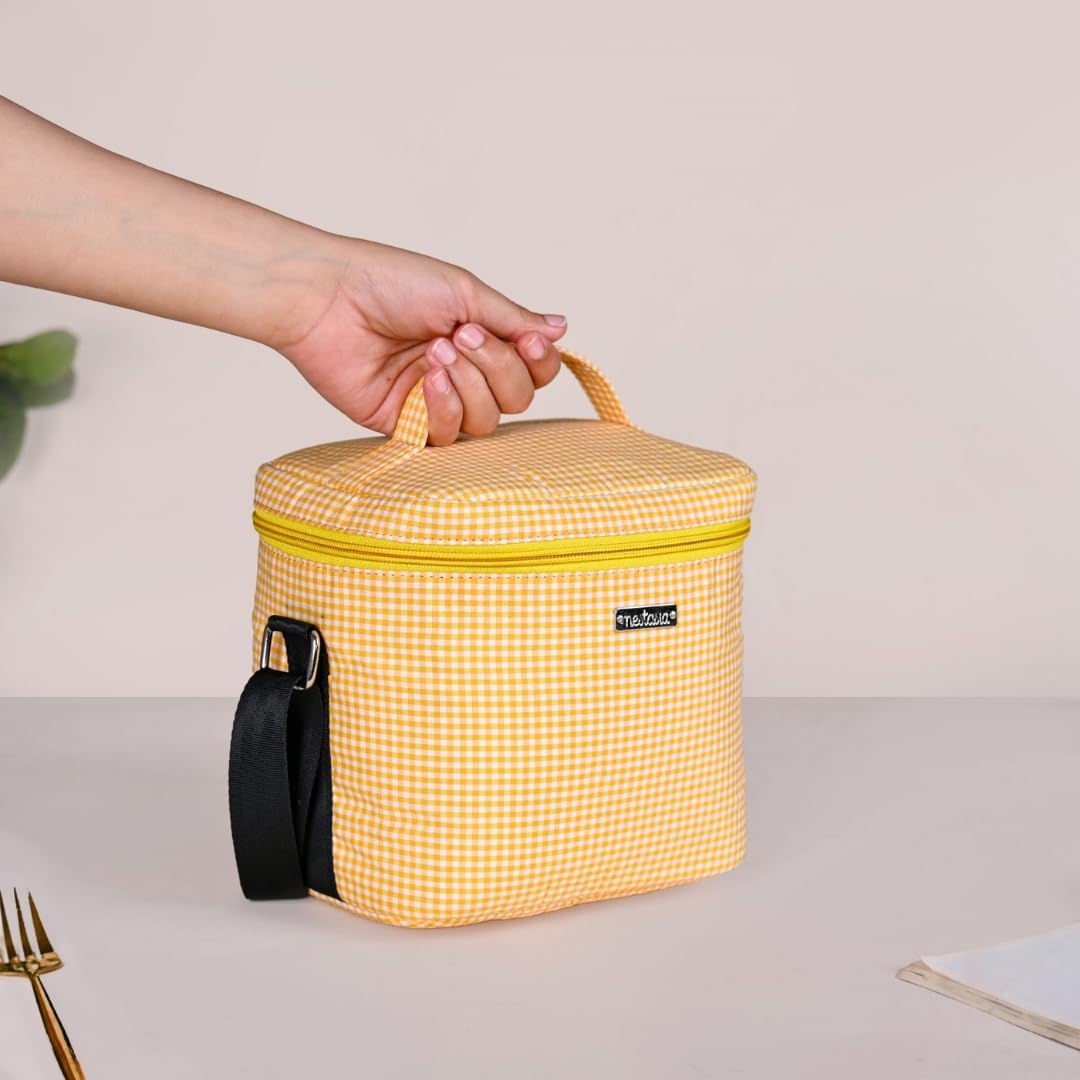 Nestasia Velvet Lunch Bag - Keeps Food Fresh! -15