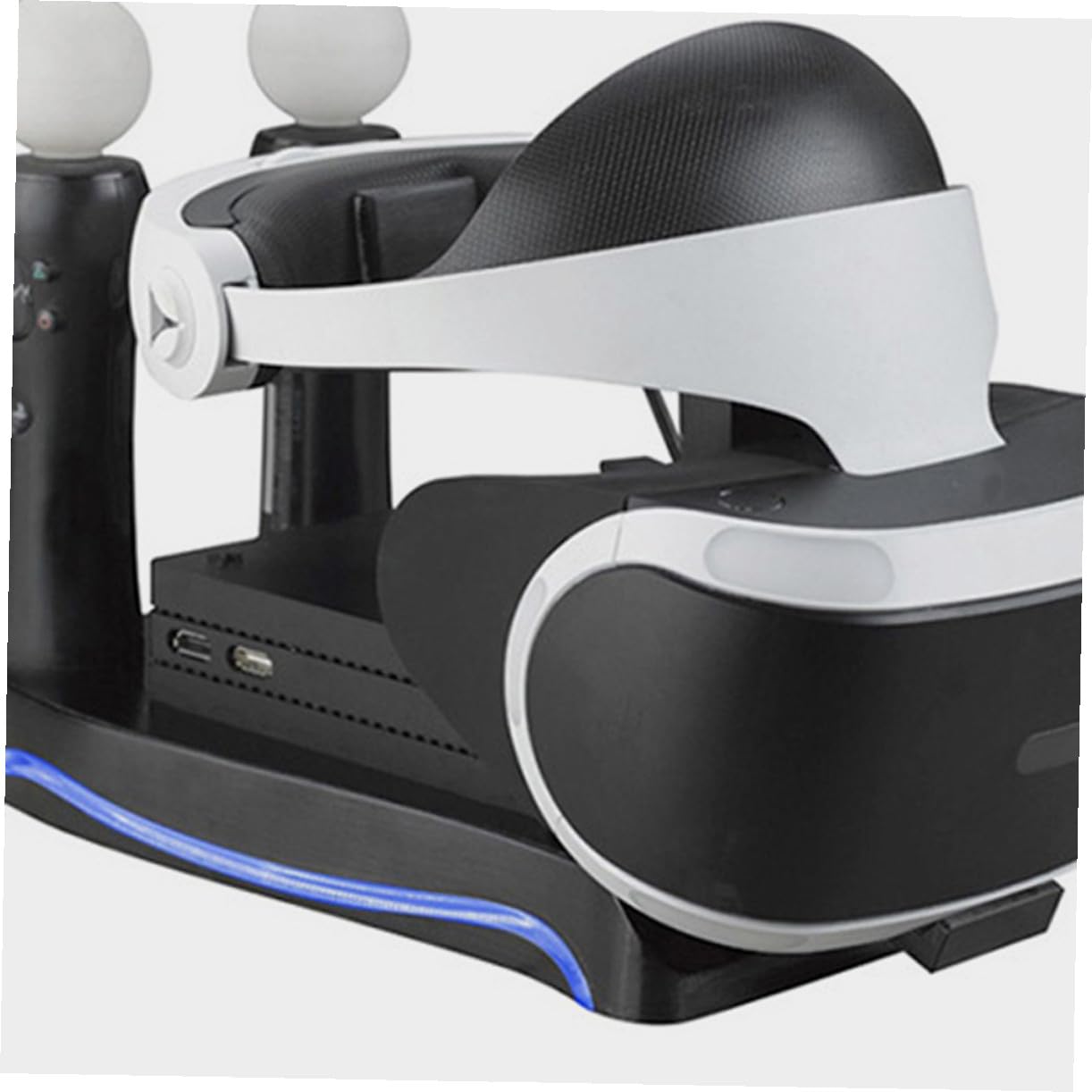 Gatuida Soporte De Carga Para Controlador De Vr Estación De Carga Para Gafas Vr Organizador Para Controlador De Sala