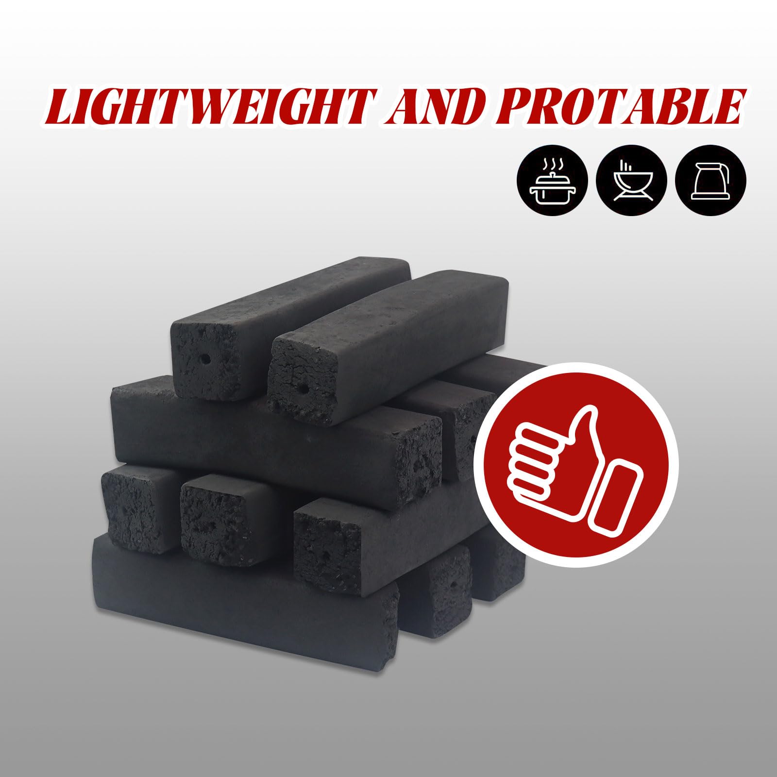 OPMOD HellRazr Tex Mex Mix Oak/Mesquite Charcoal, 20 lbs, Box, TEXMEX-C-BOX-20