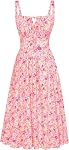 SCARLET DARKNESS Floral Corset Dress for Women 2026 Summer Spring Sundresses Wedding Guest Dresses