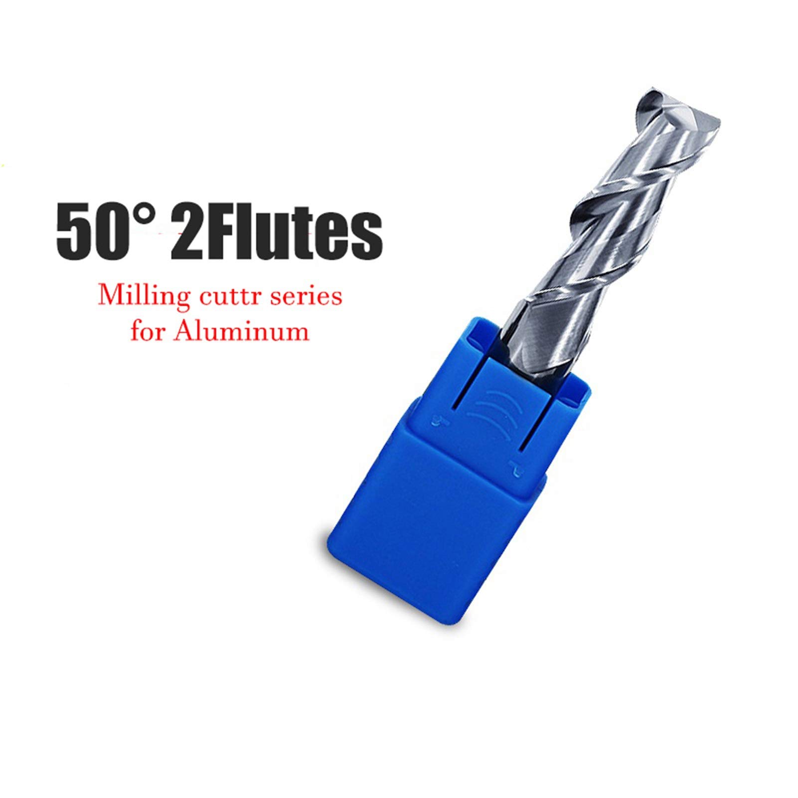 Xianglaa-bit de enrutador, 2 Fleuta cortadora de fresado Molino de Extremo de carburo, Madera de Aluminio procesamiento de Cobre CNC enrutador de tungsteno Sprial Sprial bit