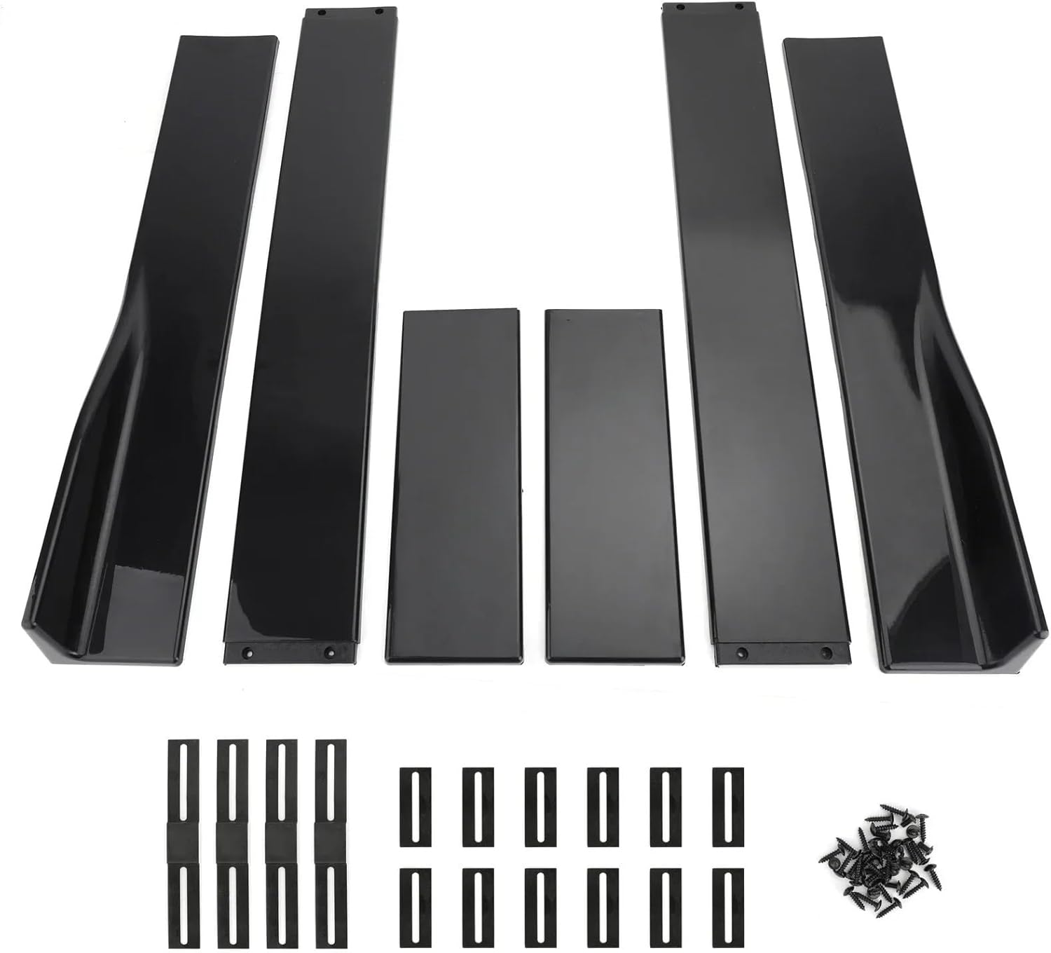 Compatible With Dodge Charger RT SRT SXT 86.6'' Side Skirt Splitter Spoiler Lip Rocker Panel Extensions Body Kit Car Bumpers Black