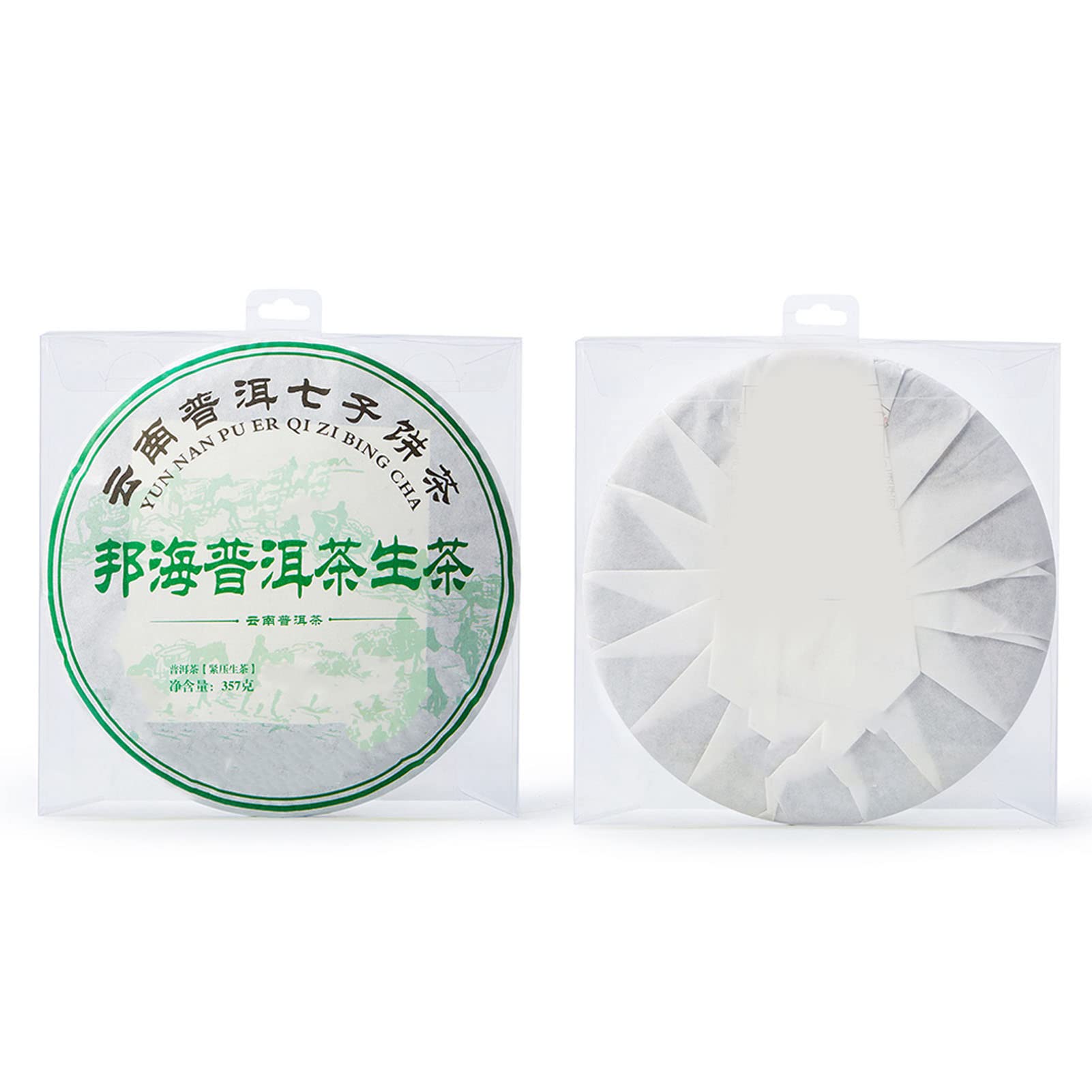 Tè Pu Erh Puerh, Puer Crudo Al 100%, Albero Antico, Dolce e Liscio, Yunnan, 357 G Durata di Conservazione a Lungo Termine