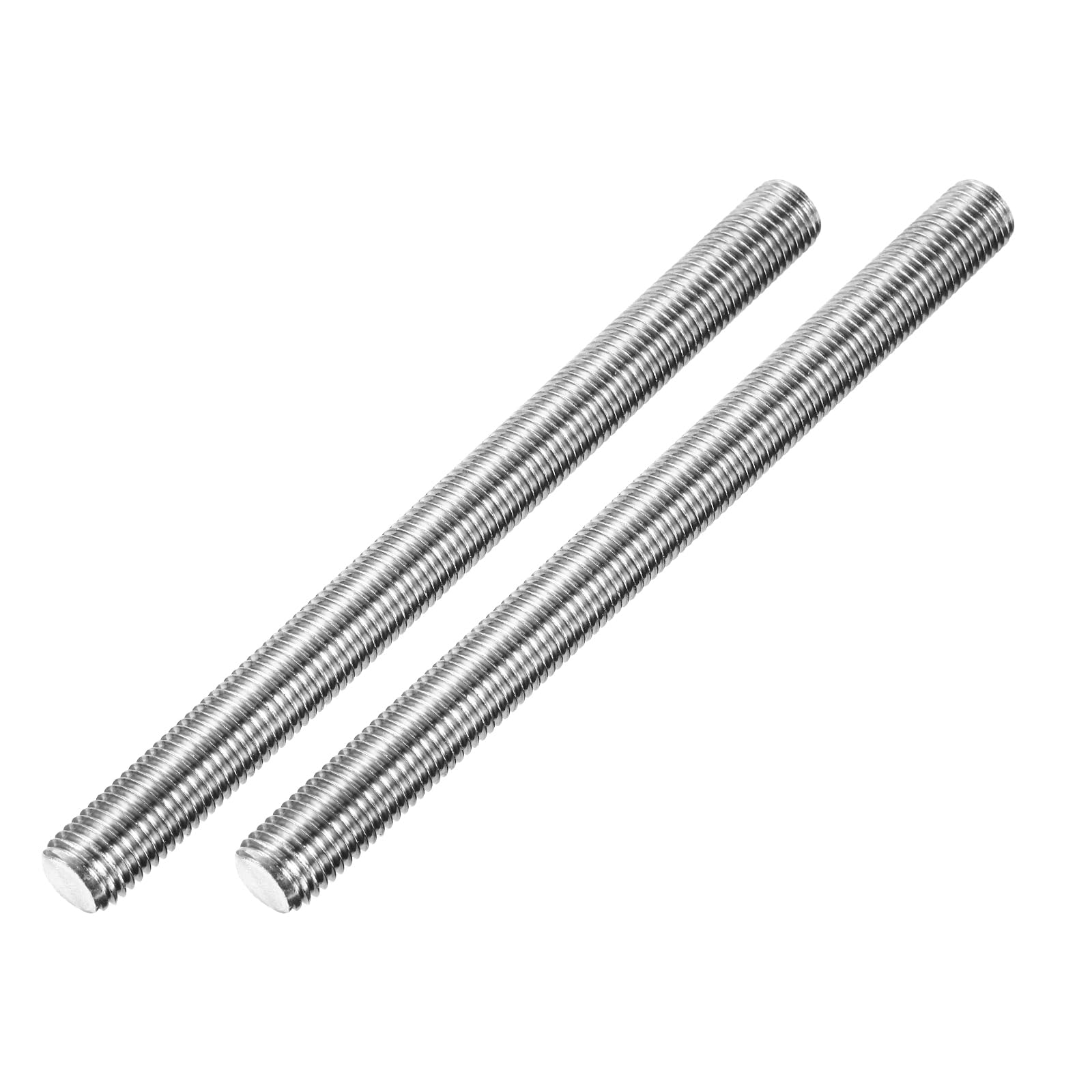 Varilla totalmente roscada M20 de sourcing map, acero inoxidable 304 de 250mm, paso 2,5mm 8