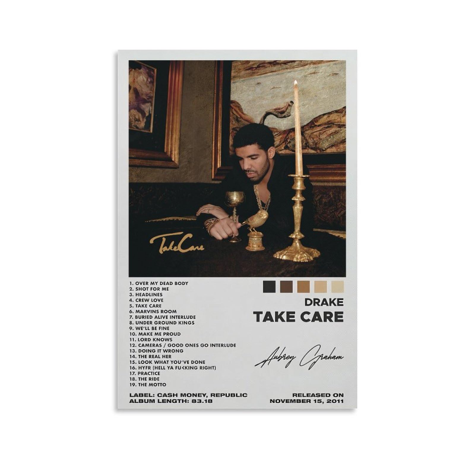 Drake Take Care Album Art Canvas: Elevate Your Aesthetic Decor