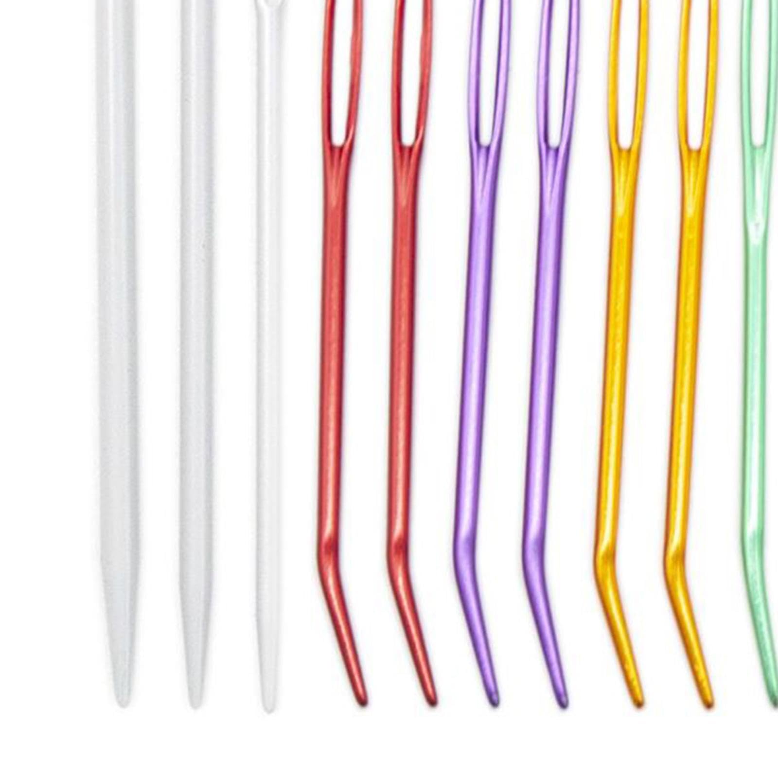 Merishopp Yarn Needle Jewelry Making Home Sturdy Bent Needle for Tapestry Belts Wallet Crafts Sewing | Hand Sewing Needles & Accs | Hand Sewing Needles-image-37
