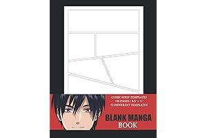 Blank Manga Book: Draw Your Own Comics