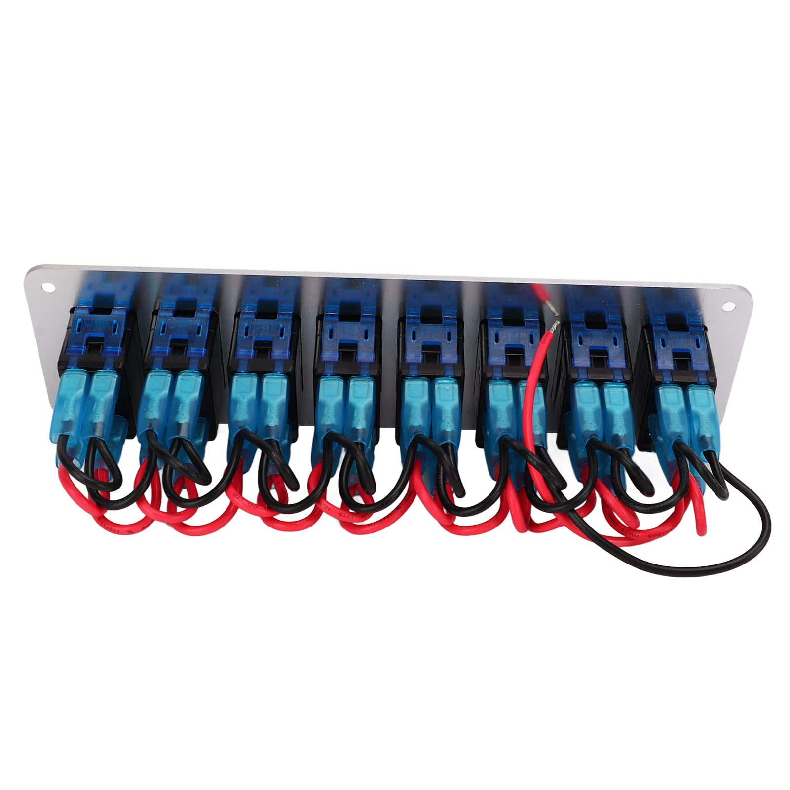 Panel Przełączników Kołyskowych 8 Gang 12-24 V Włącz i Wyłącz Sterowanie światłami Panel Włącznika Niebieskiego światła dla Samochodów Kempingowych
