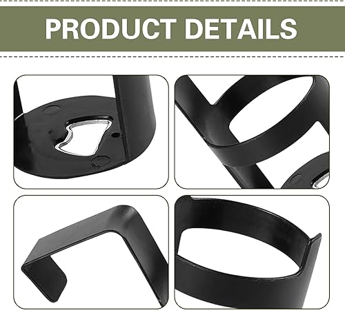 Miniatura 3 de 2 portavasos de automóvil, 2.75 x 2.67 x 2.04 x 2.55 pulgadas, soporte de almacenamiento portátil multifuncional para vasos, diseño de inserción,